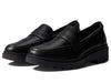 Clarks Calla Ease Black Leather Fashion Slip On Casual Comfortable Loafer Flats