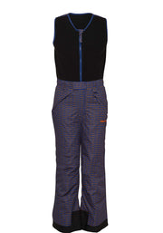 Arctix unisex-child Limitless Fleece Top Bib Overall Arrowhead Royal Blue/Orange