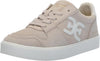 Sam Edelman Ellie Limestone/Sugar Leather Lace Up Low Top Chunky Heeled Sneakers