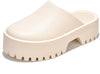 KK PAIR OF KINGS Heights Nude Fashion Slip On Non-Slip Mule Clog Platform Sandals