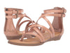 Blowfish Malibu Bungalow-K Nude Glitter Dyecut Pu Crisscrossed Strap Sandals