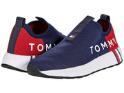Tommy Hilfiger Aliah Navy/Navy Sporty Slip On Rounded Toe Fashion Sneakers