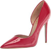 Sam Edelman Delores Ruby Red Pointed Toe Stiletto Heel Slip On Fashion Pumps