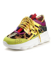 Cape Robbin Athena Multi Color Lace Up Low Top Super Platform Athleisure Sneaker