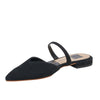Dolce Vita Kanika Onyx Suede Pointed Toe Strap Slip On Flats Sandals Loafers