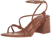 Marc Fisher Gurion Medium Brown Fashion Ankle Strap Open ToeHeeled Sandals 10