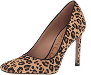 Sam Edelman Beth New Tan Cheetah Leopard Print Stiletto High Heel Leather Pumps