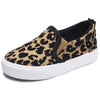 Skeblo Boy's Girl's Leopard Print Canvas Sneakers Casual Kids Flat Shoes 8 Toodler