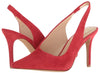 Vince Camuto Ampereta Tango Red Suede Fashion Pointed Toe Sling Back Pumps