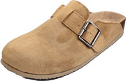 Steve Madden Paulina Tan Suede Fashion Slip On Rounded Toe Casual Slippers