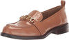 Sam Edelman Christy Desert Camel Rounded Toe Block Heeled Slip On Loafers