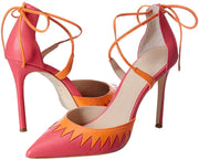 Pour La Victoire Cenya Colorful Azalea Orange Blossom Pointed Pump