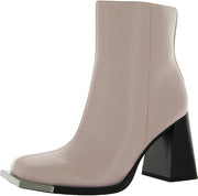 Circus by Sam Edelman Nessie Ballet Pink Square Toe Side Zipper Heel Ankle Boots