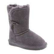 Bearpaw Abigail Toddler Charcoal Suede Winter Fur Lined Suede Boot