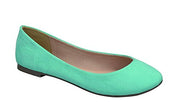Breckelles Abby-31 Fashion Pointed Toe Slip On Flats Rounded Toe Ballet Flats