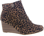 Blowfish Malibu Women's Berkeley Caramel LeopardWedge Ankle Boots