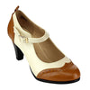 Chase & Chloe Dora-2 Women's Round Toe Mary Jane Pumps