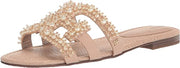 Sam Edelman Bay Warm Tan Slide Mule Open-Toe Slip-On Leather Flats Sandals