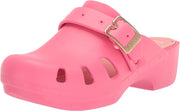 Dr. Scholl's Original 365 Camila Pink Slip On Round Toe Buckle Strap Accent Clog