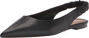 Sam Edelman Whitney Black Slip On Slingback Strap Pointed Toe Fashion Flat Shoes
