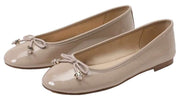 Sam Edelman Felicia Chai Latte Luxe Slip On Rounded Toe Flexible Ballet Flats