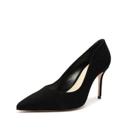 Schutz Lou Black Slip On Pointed Toe Slimmed-Down Stiletto Heel Fashion Pumps