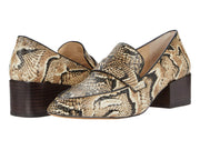 Vince Camuto Adealia Multi Snake Fashion Block Heel Snip Toe Loafers Pumps