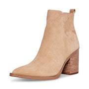 Steve Madden Chandler Tan Suede Fashion Pointed Closed Toe Pull On Elegant Boots