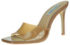 Steve Madden Signal Transparent Tan Fashion Dress Womens Open Toe Heeled Sandals