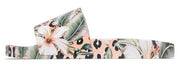 Cape Robbin ROUSY Nude Floral Flat Slip-On Comfort Flat Mule Slide Sandals