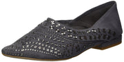 Cecelia New York Mojito Denim Blue Fashion Pointed Toe Slip On Ballet Flats