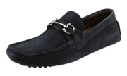 Mens Pair of Kings Top Kicker Black Leather Suede Moccasins Dress Shoes