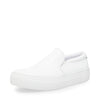 Steve Madden Gills-C White Slip On Low Top Rounded Toe Fashion Sneakers