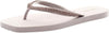 Nine West FLIPS8 Light Pink Rhinestones Slip On Flat Flip Flop Thong Sandals