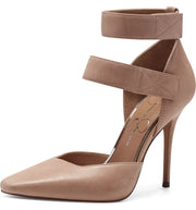 Jessica Simpson Cassiya Natural Nude Pointed Toe Strappy High Heeled Pumps