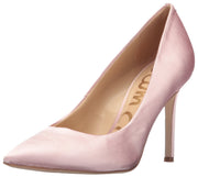 Sam Edelman Women's Hazel Pump Pink Nude Satin Pointed Toe Stiletto Pumps