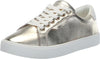 Sam Edelman Ethyl Gold Leaf Rounded Toe Lace Up Leather Fashion Low Top Sneakers