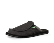 Sanuk You Got My Back III Dark Charcoal Slip On Rounded Closed Toe Mule