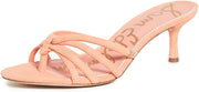Sam Edelman Jedda Melon/Orange/Pink Strappy Leather Stiletto Heeled Sandals