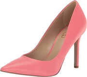 Sam Edelman Hazel Calypso Coral Stiletto Heel Pointed Toe Slip On Wide Pumps