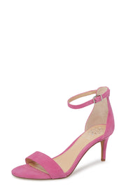 Vince Camuto Sebatani Playful Pink Open Toe Ankle Strap Dress Heel Sandals