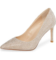 Jeffery Campbell Perara Nude Suede Champagne Classic Stiletto Pumps