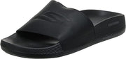 Skechers Hyper Post-Exercise Black Performance Recovery Open Toe Slides Sandals