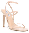 Steve Madden Women's Feliz Open Toe Heeled Slingback Dress Sandal Nude (9, NUDE)