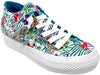 Blowfish Malibu Melondrop Lace-up Sneaker Off Whit Hibiscus