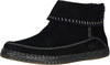UGG Varney Black Suede Fashion Rounded Toe Zipper Womens Ankle Booties 6.5