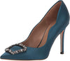 Sam Edelman Harriett Peacock Blue Pointed Toe Slip On Stiletto Heel Fashion Pump