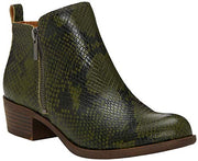 Lucky Brand Women's Basel Rifle Green Wide Width Low Cut Ankle Booties