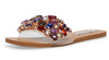 Steve Madden BRIONNA Jeweled Embellished Sandals Multi Rhinestone Flats