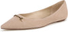 Sam Edelman Nori Cappuccino Pointed Toe Chain Detailed Slip On Ballet Flats
